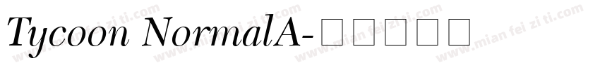 Tycoon NormalA字体转换